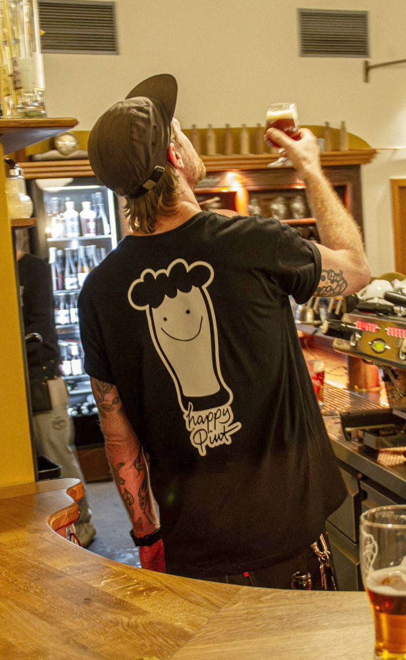 Tilmans Biere Shirt "Happy Pint" schwarz