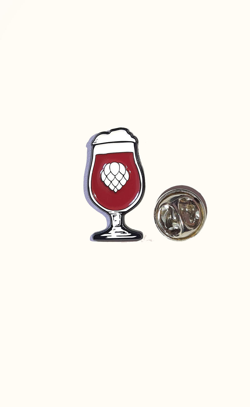 Emaille Pin "Brown Ale"